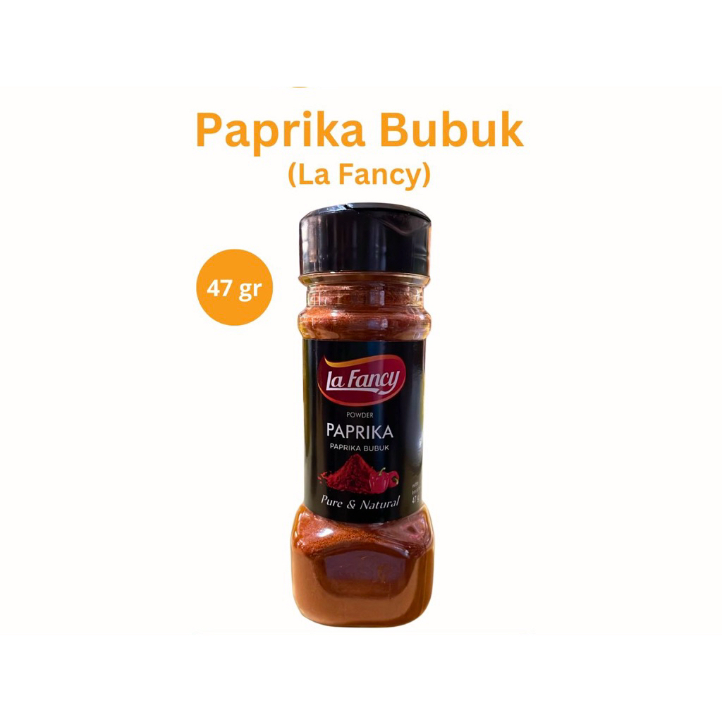 

La Fancy Foods Paprika Bubuk 100% Murni 47gram Permuim