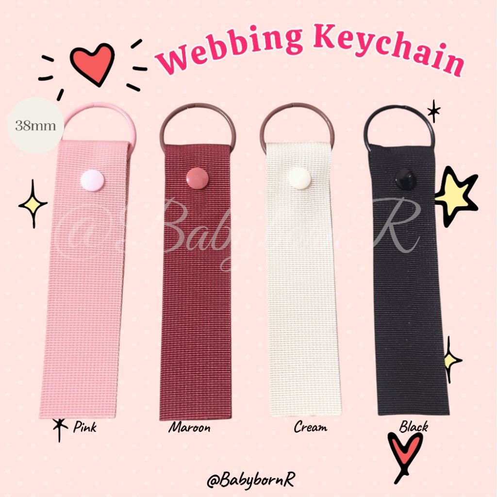 Webbing Keychain Nylon 3.8cm