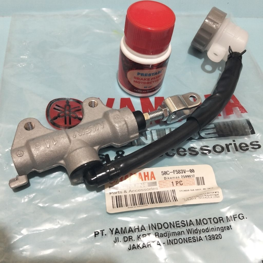 MASTER REM BELAKANG ASSY JUPITER MX NEW MX KING MASTER REM BELAKANG MX 1 SET + MINYAK REM