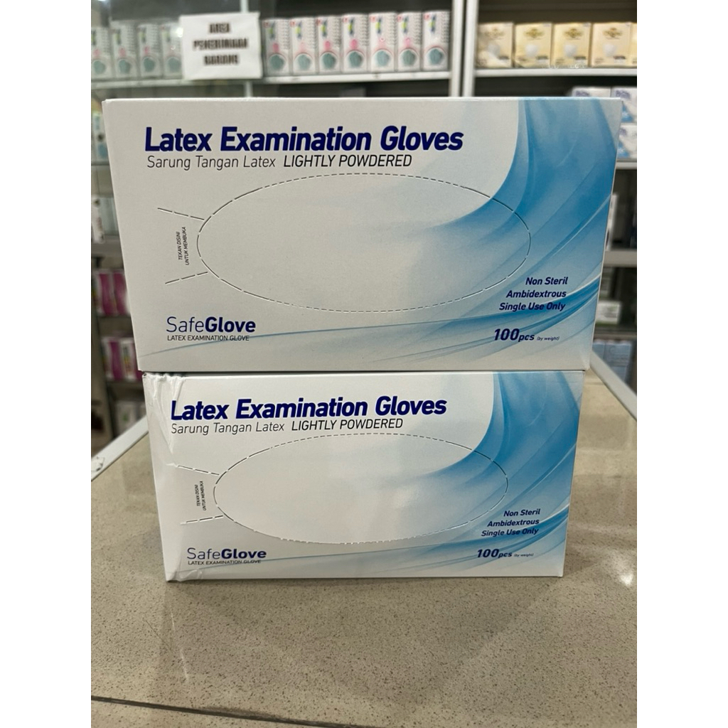 Handscoon Safegloves Ukuran L isi 100pcs