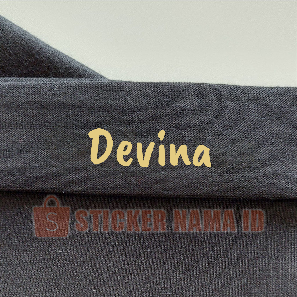 

Stiker Nama Baju Setrika Custom SN05