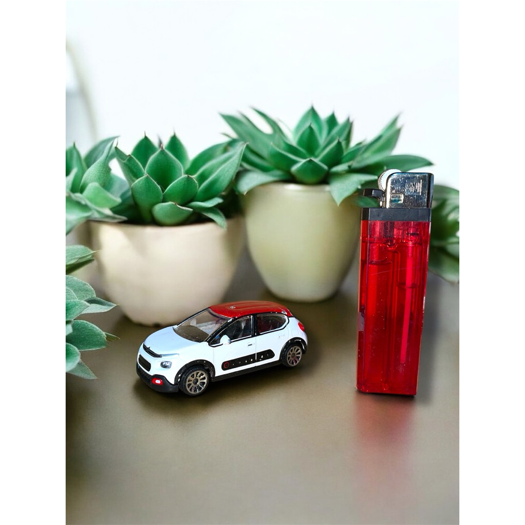 Majorette Street Cars Citroen C3 -red white