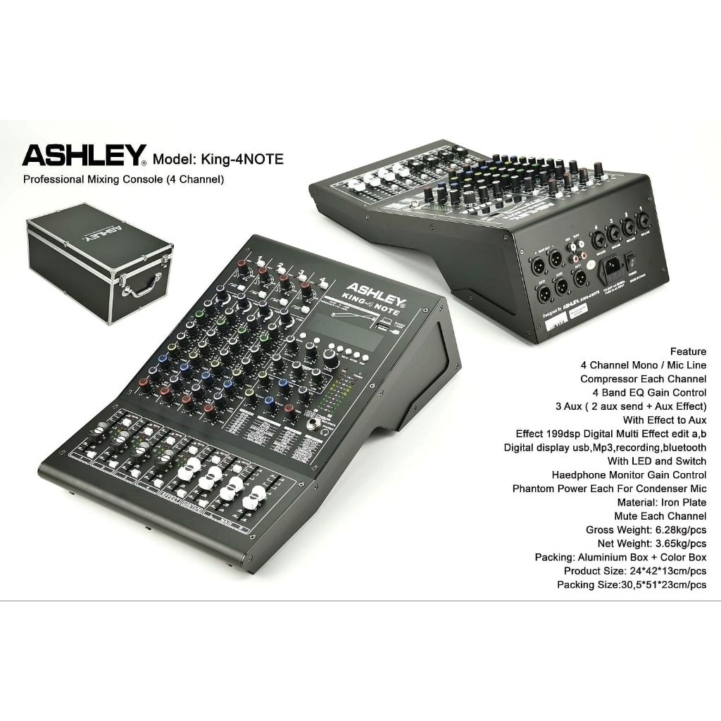 Mixer Ashley King Note 4 (4 Chanel)