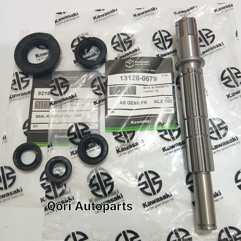 AS GEAR TARIK KLX150 AS GEAR DEPAN KLX 150 + SEAL KOMPLIT KLX150