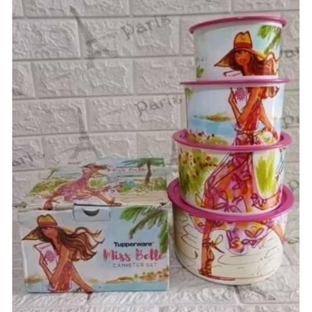 SET TOPLES MISSBEL TUPPERWARE ORIGINAL
