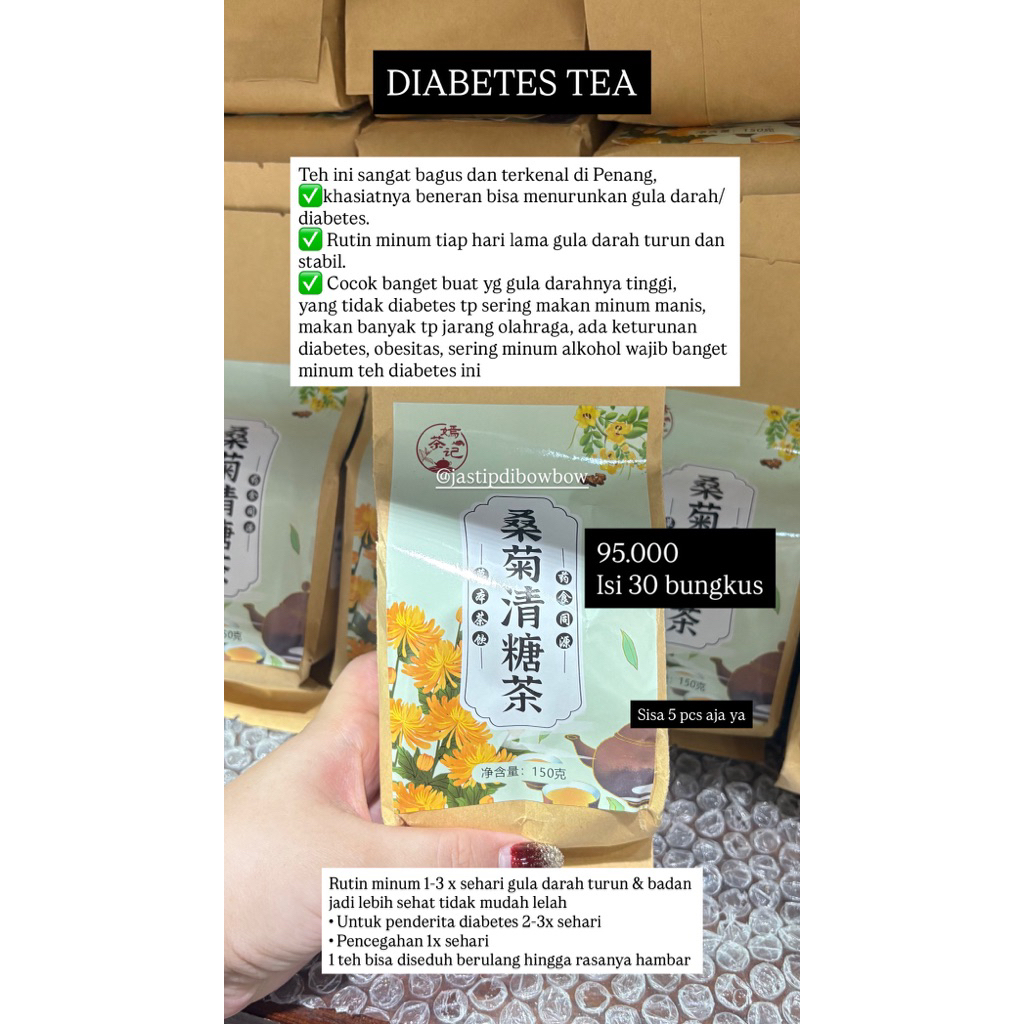 

Teh Krisan Penurun Gula – Ju Hua Qing Tang Cha Cheng Woh Malaysia