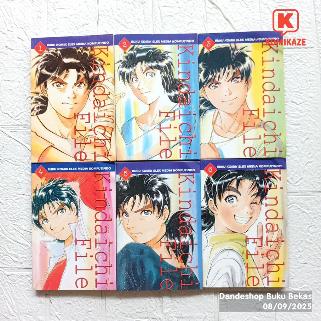 Kindaichi File (SET 1-6) oleh Seimaru Amagi, Fumiya Sato - Komik Bekas Preloved Original