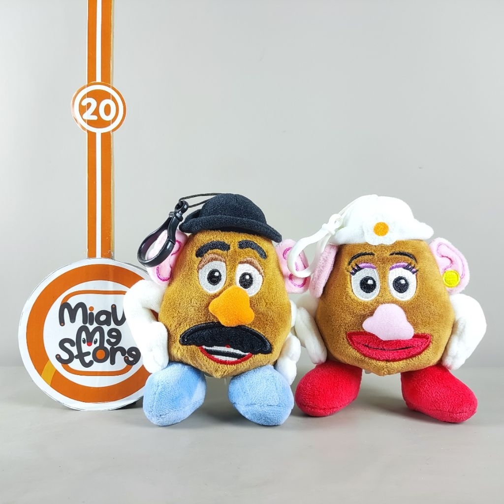 Gantungan Kunci Boneka Mr Potato & Mrs Potato Original Toy Story