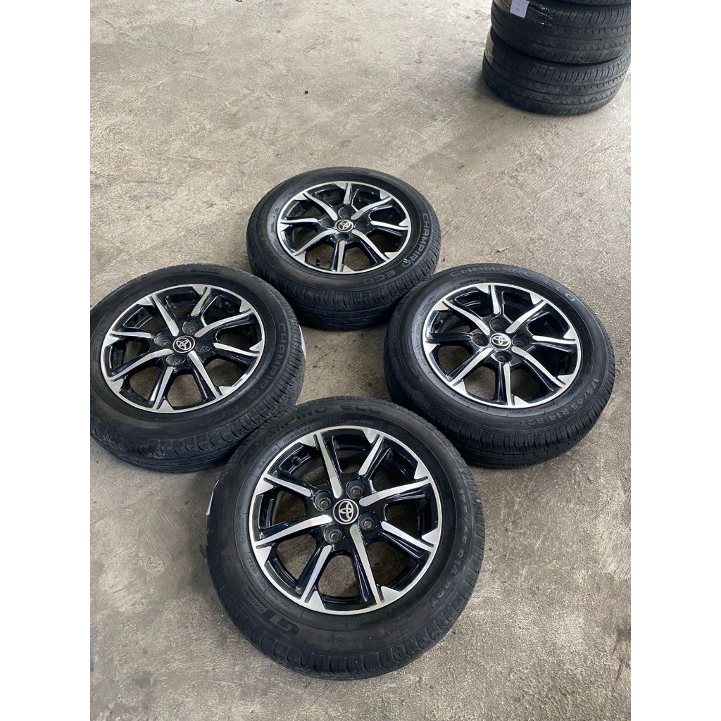 VELG MOBIL BEKAS OEM CALYA R14 UNTUK AYLA AGYA SIGRA KARIMUN SIRION