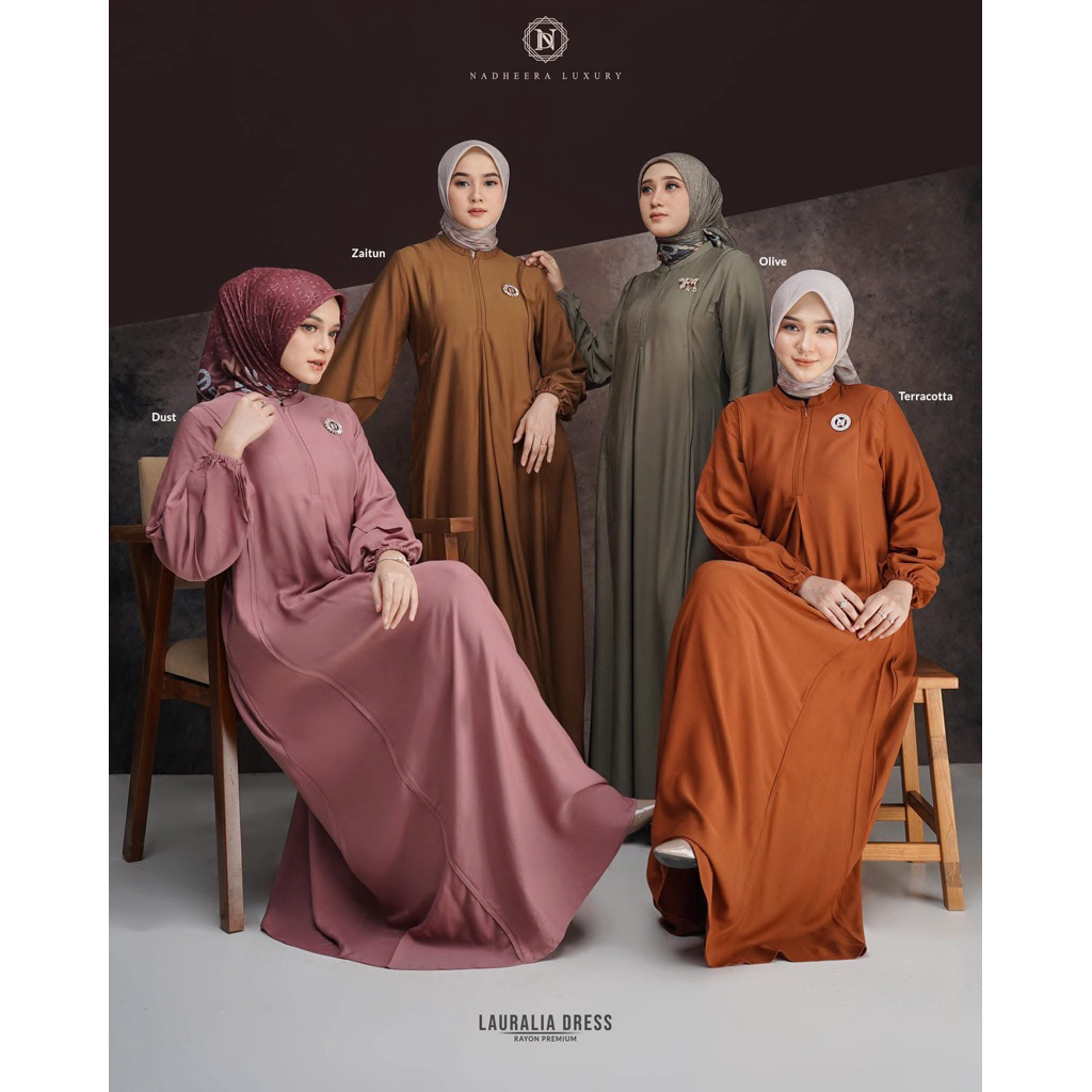 PROMO✅LAURALIA DRESS #DRESS NADHEERA #DRESS TERBARU #DRESS RAYON PREMIUM #DRESS POLOS SIMPLE #GAMIS 