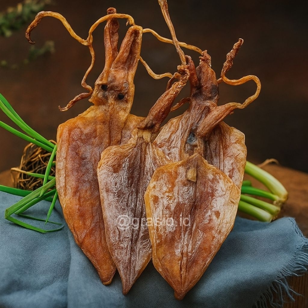 

Juhi kering utuh super / cumi kering juhi tawar export ekspor quality