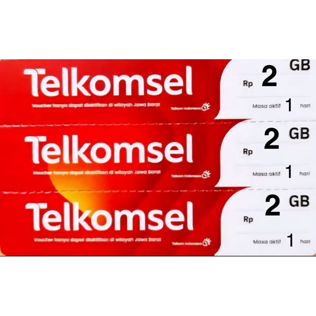 Voucher Data Telkomsel 2GB 1 Hari Sulawesi