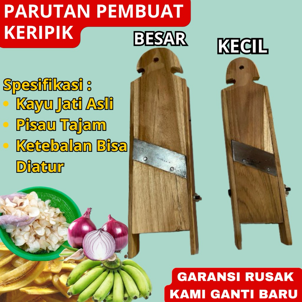 Parutan Pembuat Keripik - Parutan Serbaguna - Parutan Singkong - Parutan Kentang - Parut Keripik