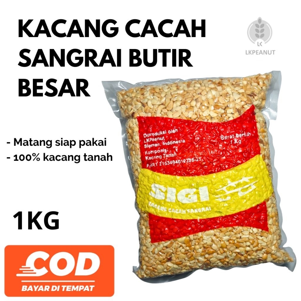

KACANG CACAH SANGRAI BUTIR BESAR 1KG SIGI
