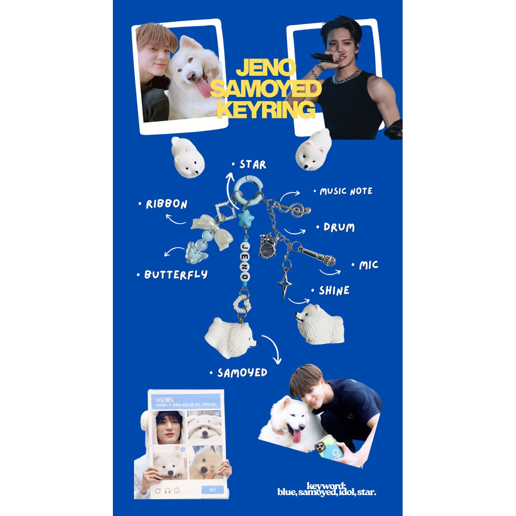 Jeno ‘Samoyed’ Keychain