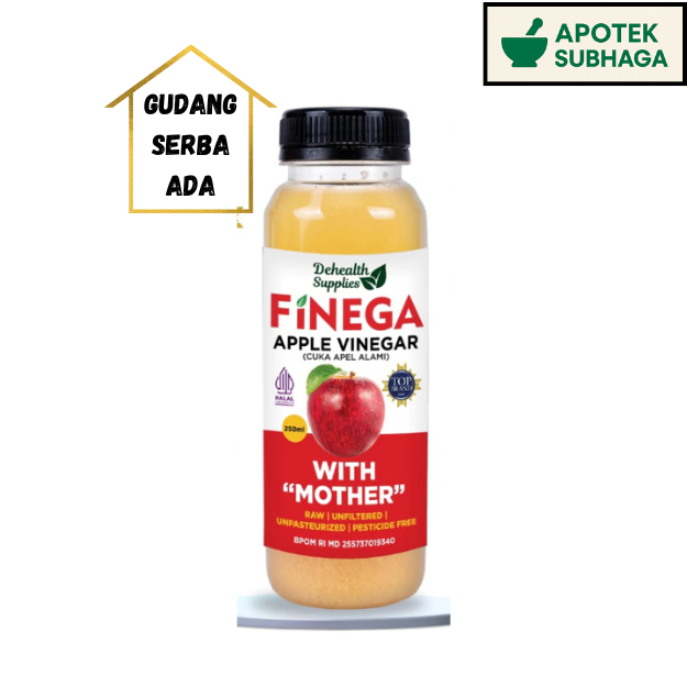

Finega Apple Cider Vinegar / Cuka Apel (Botol Plastik) - 250 ml