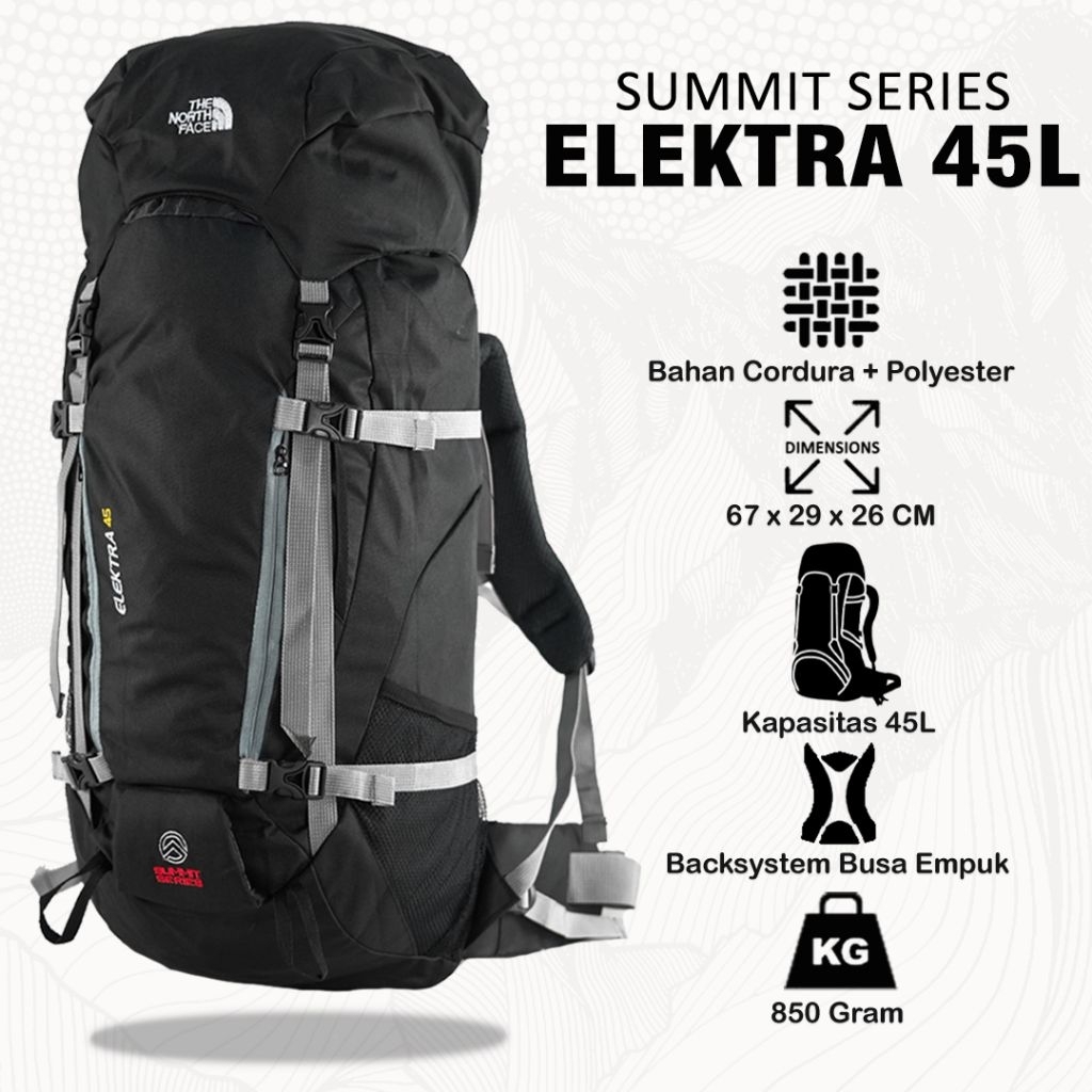 CARRIER PENDAKI GUNUNG 45 LITER TAS PENDAKI GUNUNG TAS RANSEL TERMURAH PRIA DAN WANITA