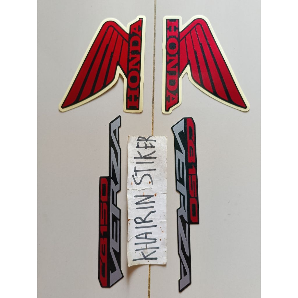 striping stiker cb verza 2025 hitam dof original