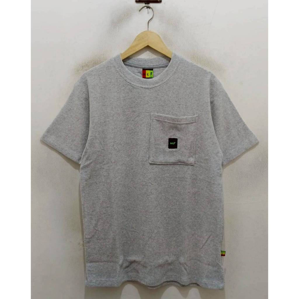 KAOS SAKU T-SHIRT POCKET OVERSIZE MCF SUPPLY GREY