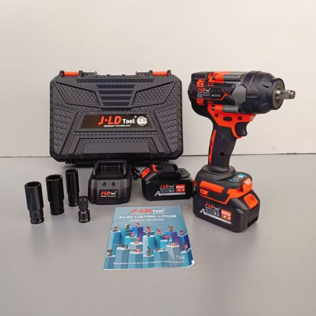 Oliver Syahdu Jld Impact Wrench Super Jumbo 1/2 Inch 700 Nm Brushless Impact Pembuka Baut Jld Impact