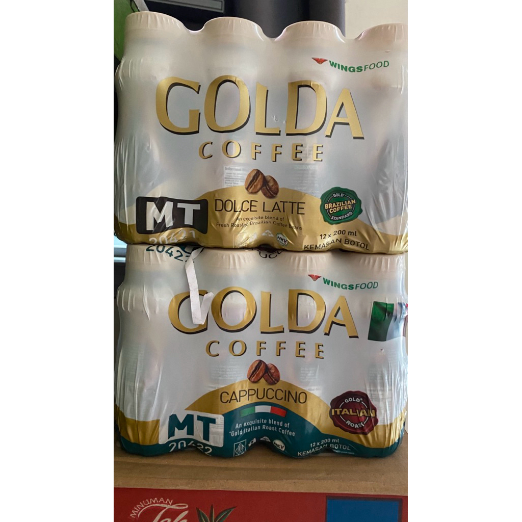 

GOLDA COFFEE 1 KRAT ISI 12 x 200ML CAPUCCINO DOLCE LATTE