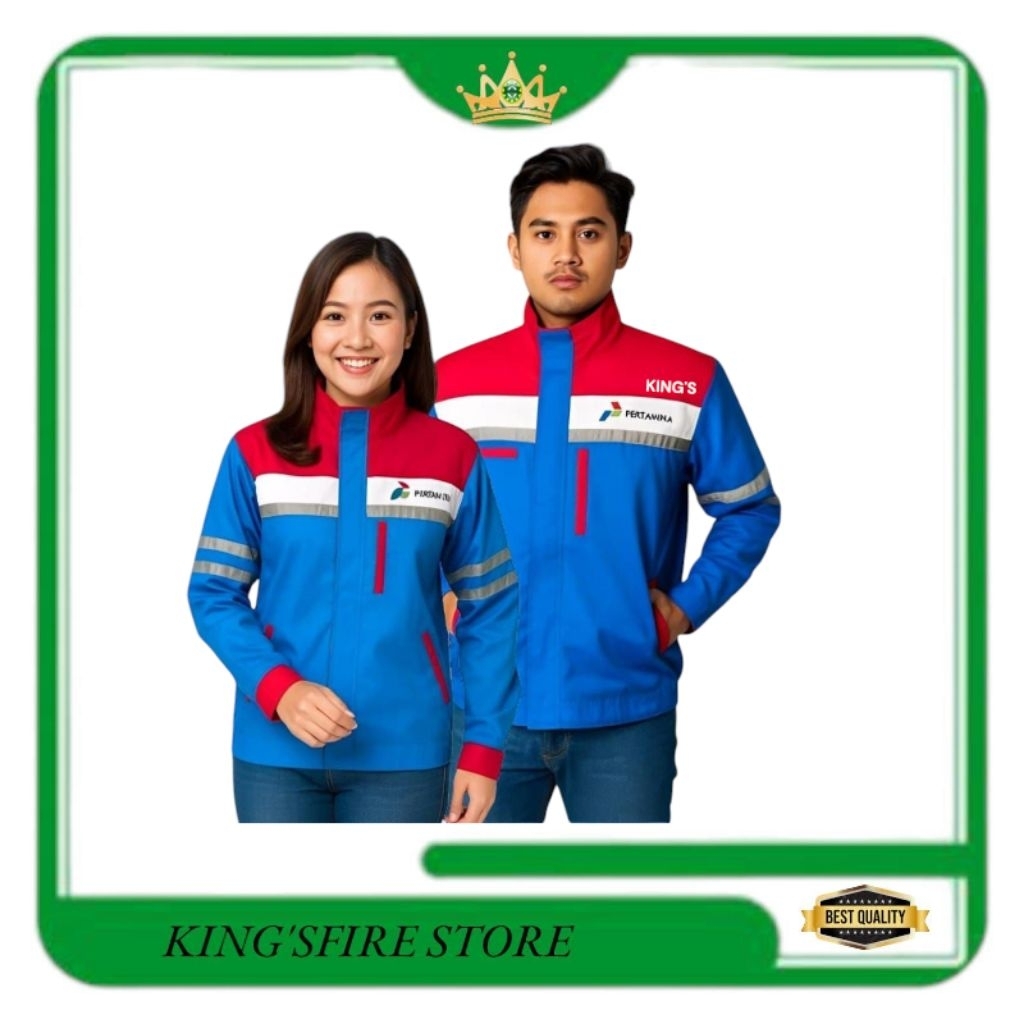 Safety jacket bordir Pertamina-custom jacket safety waterproof-jacket  safety custom bordir