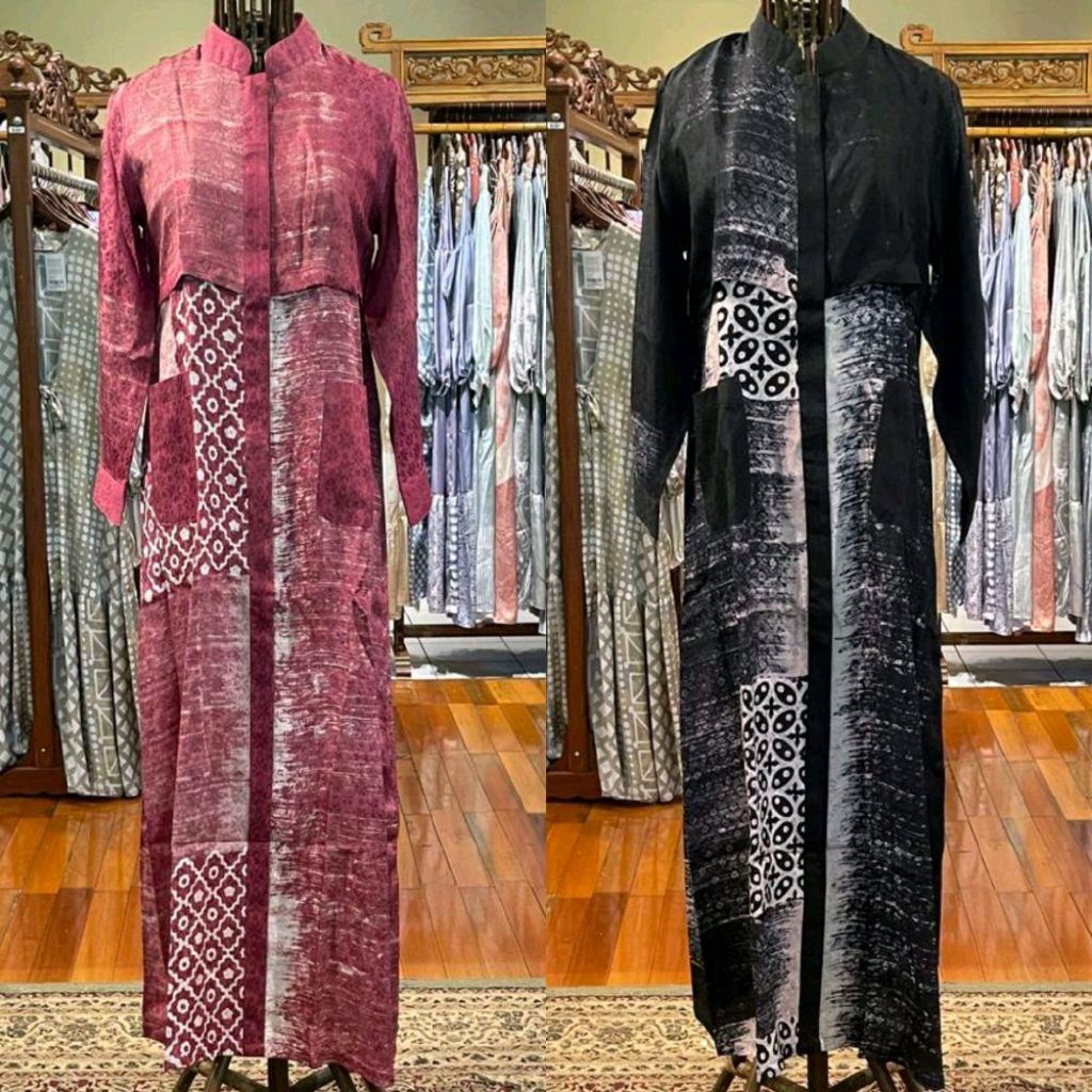 Hamida Dress Viscos Busui by Dian Pelangi LIMITED EDITION Busana Muslim Baju Maxi Gamis Abaya Kaftan
