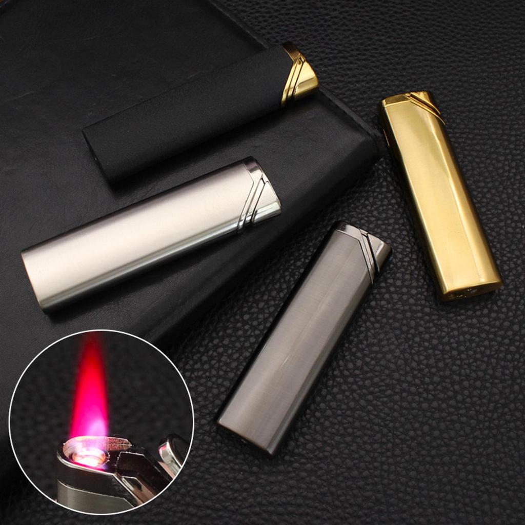 Korek Api Besi Bara Slim Isi Ulang Murah || Korek Api Slim Isi Ulang Gas Murah FF-6011