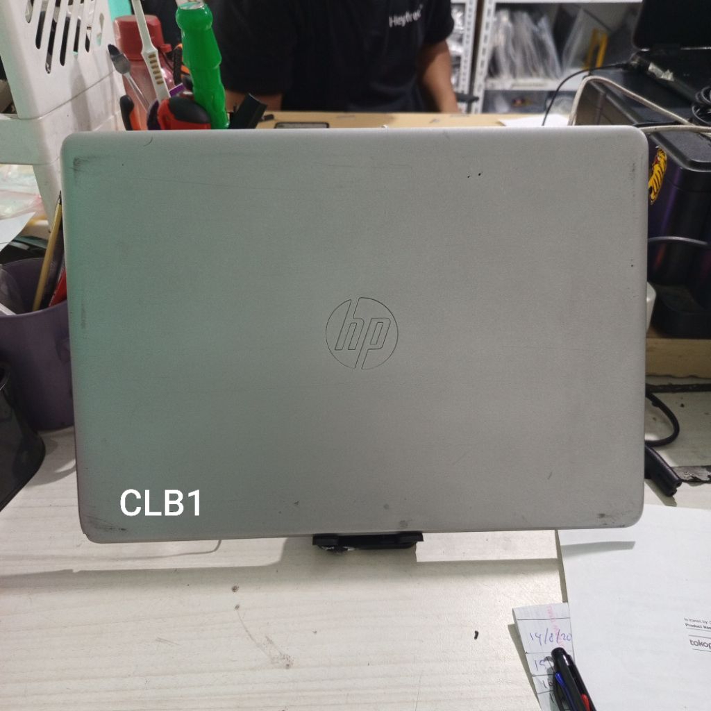 [ MINUS ] SILVER Casing LCD Belakang Laptop Hp 14Bw bisa untuk Hp 14Bs / Hp 240 G6