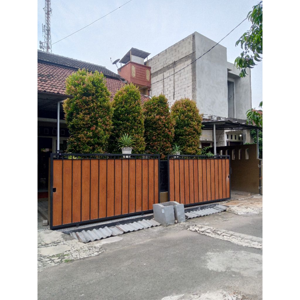 Pagar Rumah Sliding Termurah/ Pagar Besi Murah