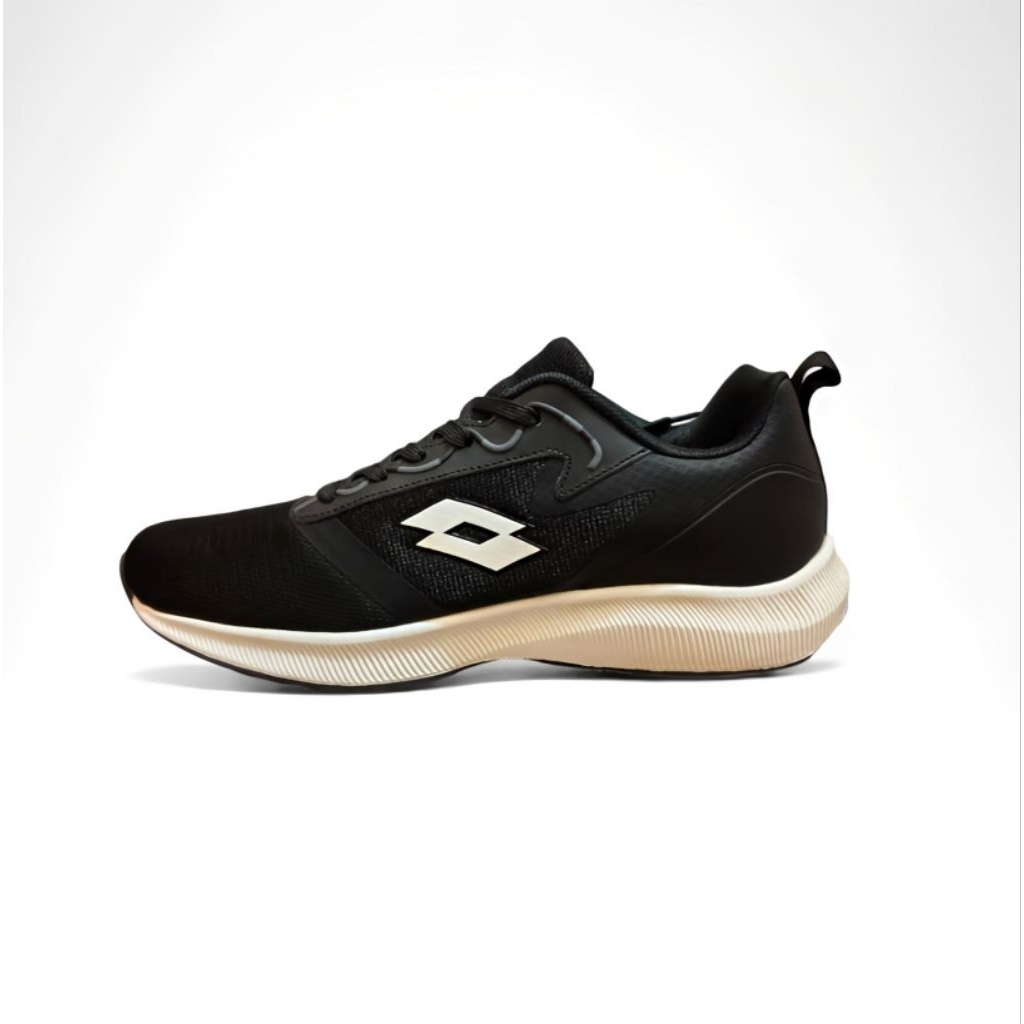 Sepatu Lotto Camerun Black Running Men's Shoes