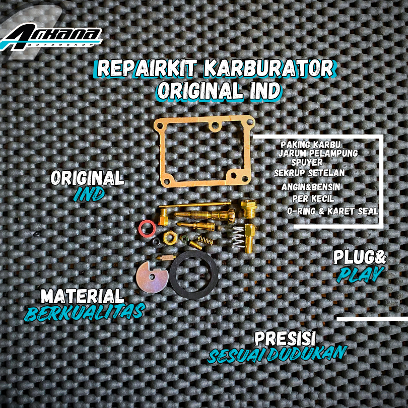 Repair Kit Repairkit Karbu Karburator Original IND Motor RX King RXS Cobra