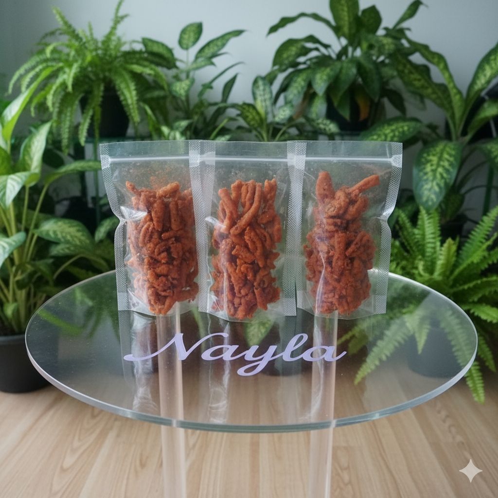 

Usus pedas crispy kemasan 50gr