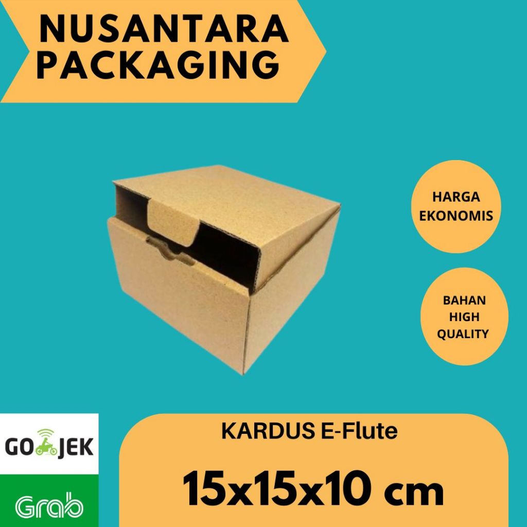 KARDUS 15x15x10 cm / BOX KARTON CORUGATED DIE CUT / AKSESORIS