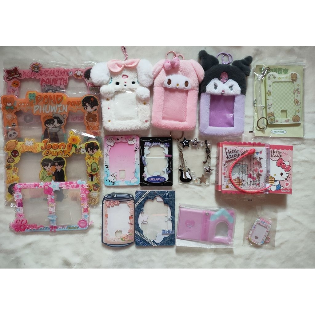 

card holder standee acrylic bulu pvc kolbuk id photo collectible card cc photocard preloved and new