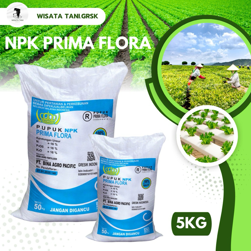 Pupuk NPK Prima Flora 5Kg