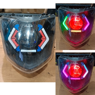 Lampu Depan Biled Verza 150 Old RJB Android app shroud cakra Paket Lengkap Custom