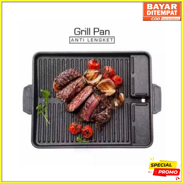 Grill Pan Yakiniku KOREAN BBQ Grill / panggangan KOREAN BBQ Grill Anti Lengket
