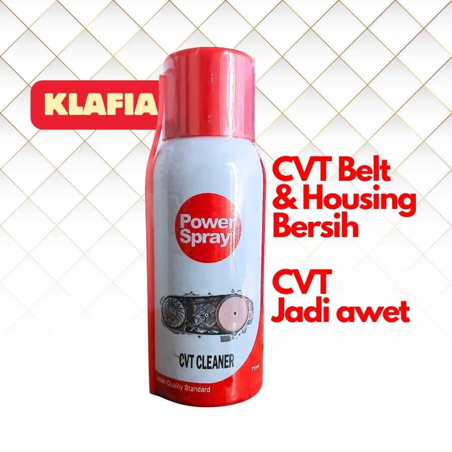 CVT Cleaner POWER SPRAY 75ml Pembersih Debu & Kotoran CVT Jaga Performa Motor Matic JAPAN QUALITY