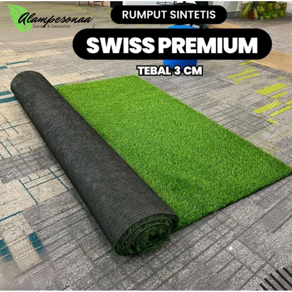 Rumput Sintetis Swiss 3cm Murah - Rumput Sintetis Swiss Import