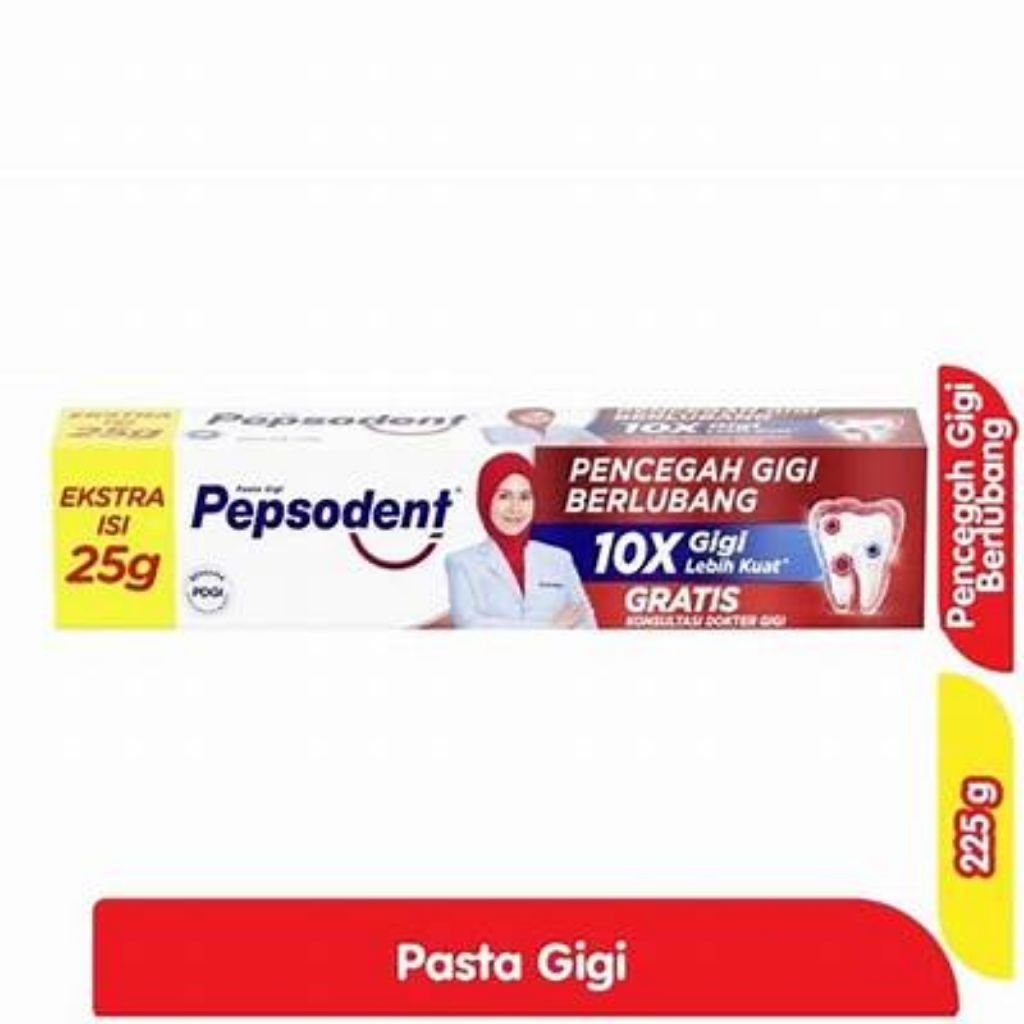 Pepsodent Pencegah Gigi Berlubang 225grExtra+25gr