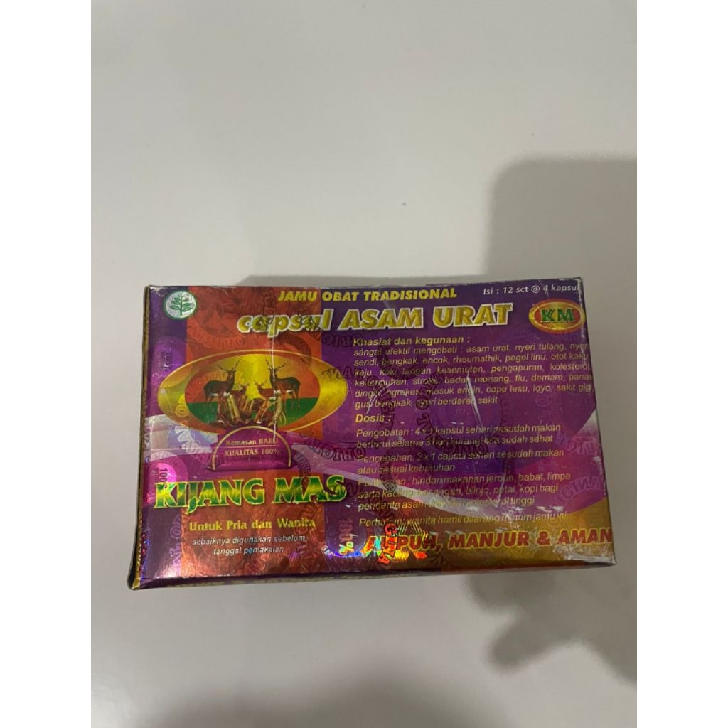 kapsul KIJANG MAS herbal asam urat