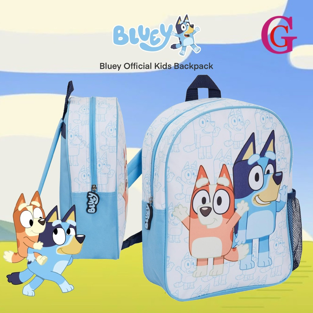BLUEY OFFICIAL KIDS BLUE BACKPACK | BLUEY BAG | TAS RANSEL BLUEY | TAS RANSEL ANAK | TAS SEKOLAH ANA