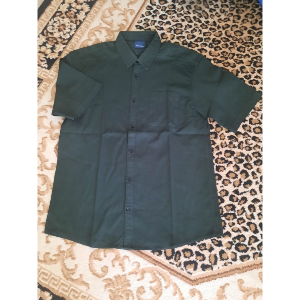 Preloved Kemeja Lengan Pendek Pria Stanley Adams size 17