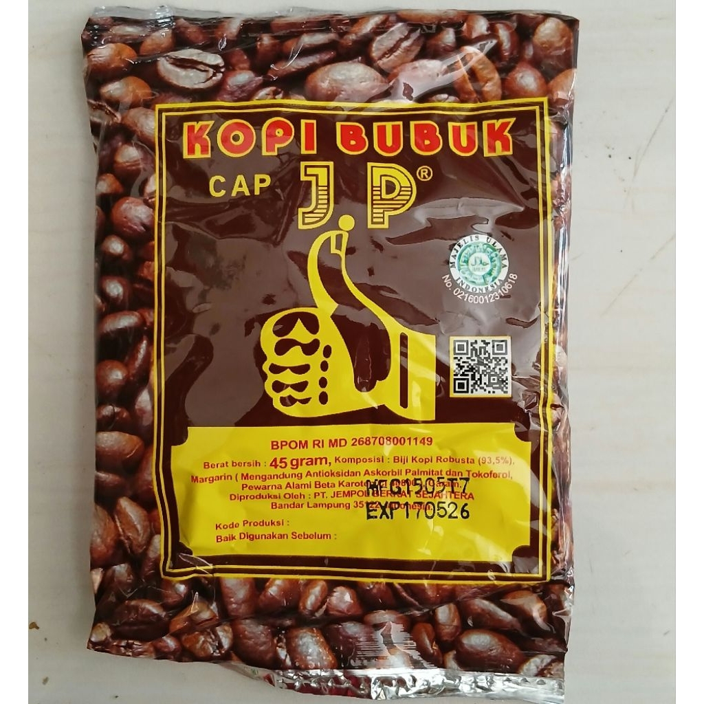 Kopi jempol J.P asli lampung