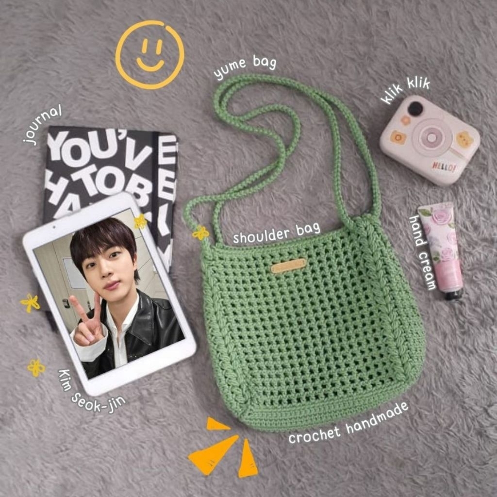 Yume Crochet Bag Tas Slingbag/Shoulder Handmade