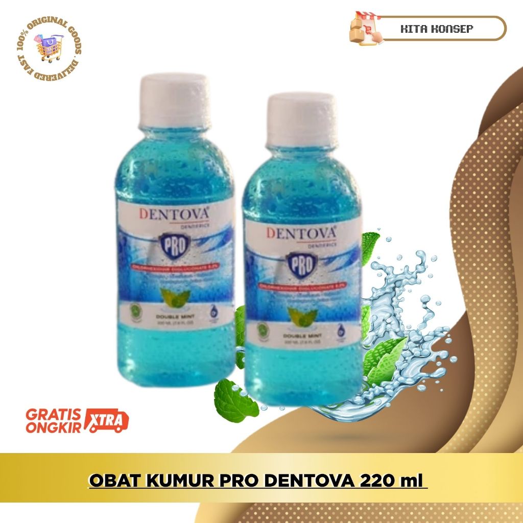 OBAT KUMUR PRO DENTOVA 220 ml / MOUTHRINSE Dentova