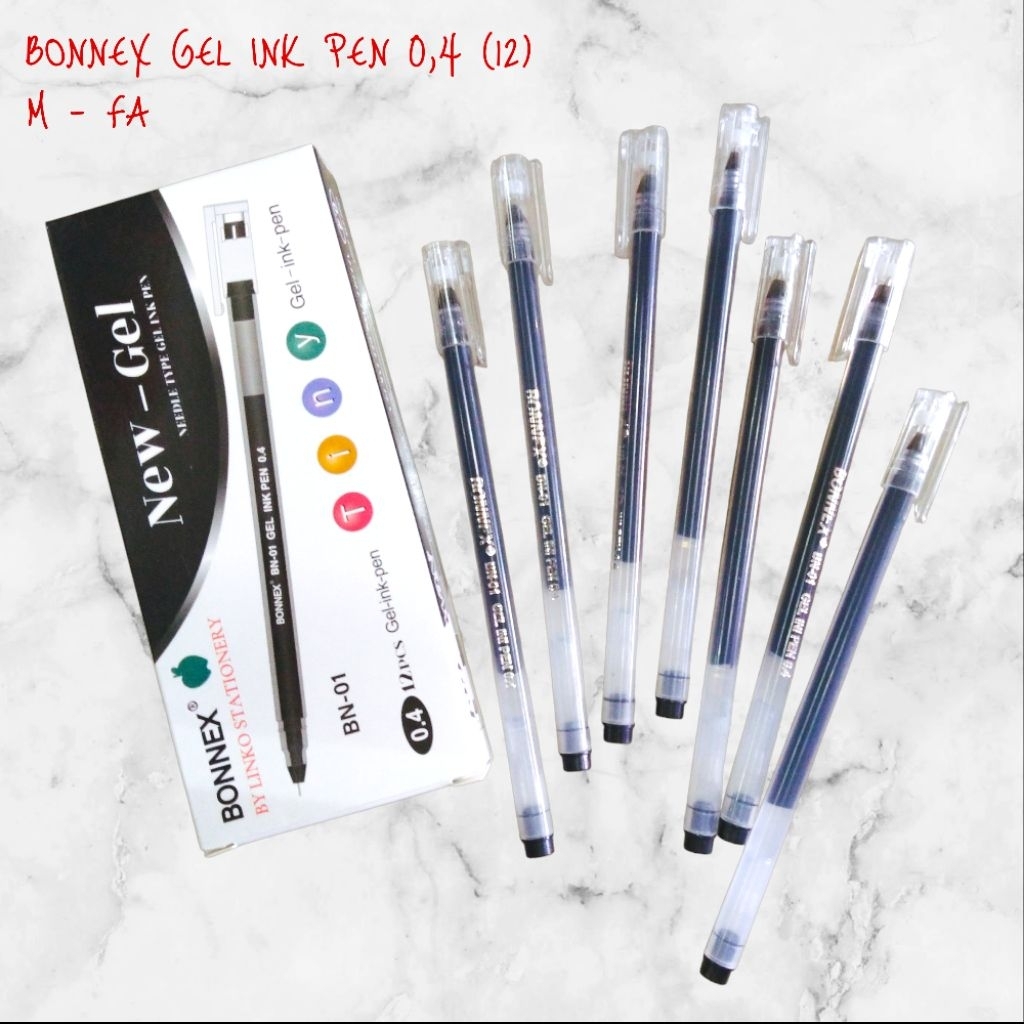 

JUAL 1 PACK isi 12 / BOLPOIN CAIR / BOLPOIN BONNEX / PEN 0,4 / POLPEN HITAM / ATK