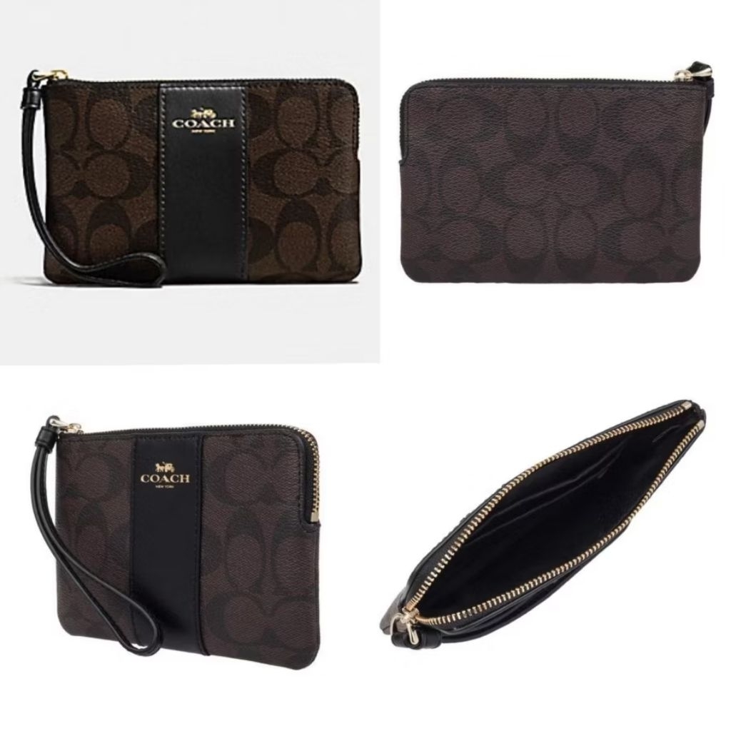 Dompet Co F58035 Corner Zip Wristlet Sign 16x10cm