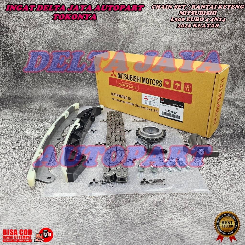 TIMING CHAIN SET RANTAI KETENG SET MITSUBISHI L300 DIESEL EURO 4 EURO4 MESIN 4N14